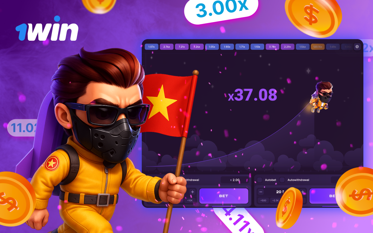 Bay cao cùng Lucky Jet tại 1win