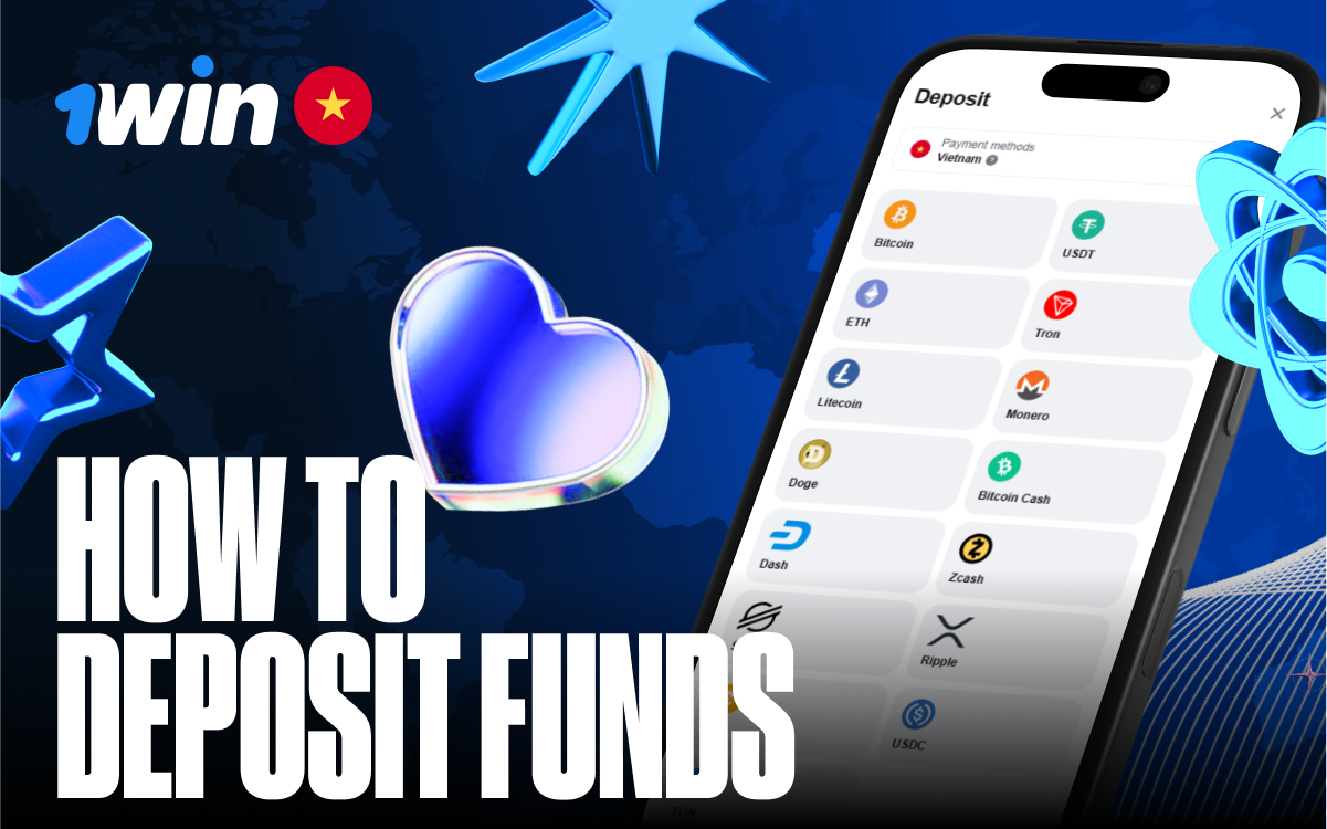 Deposit funds easily on 1win Vietnam and start betting on casino games today!
