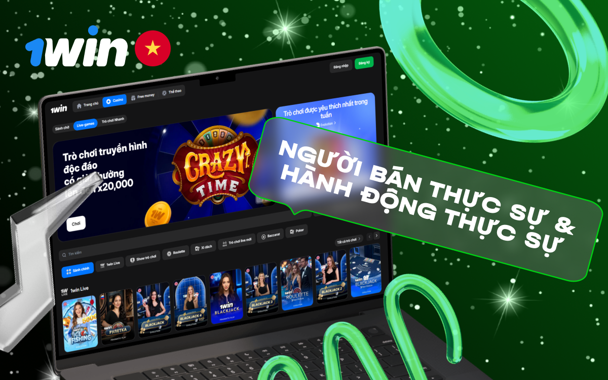 1win Vietnam live casino with real dealers